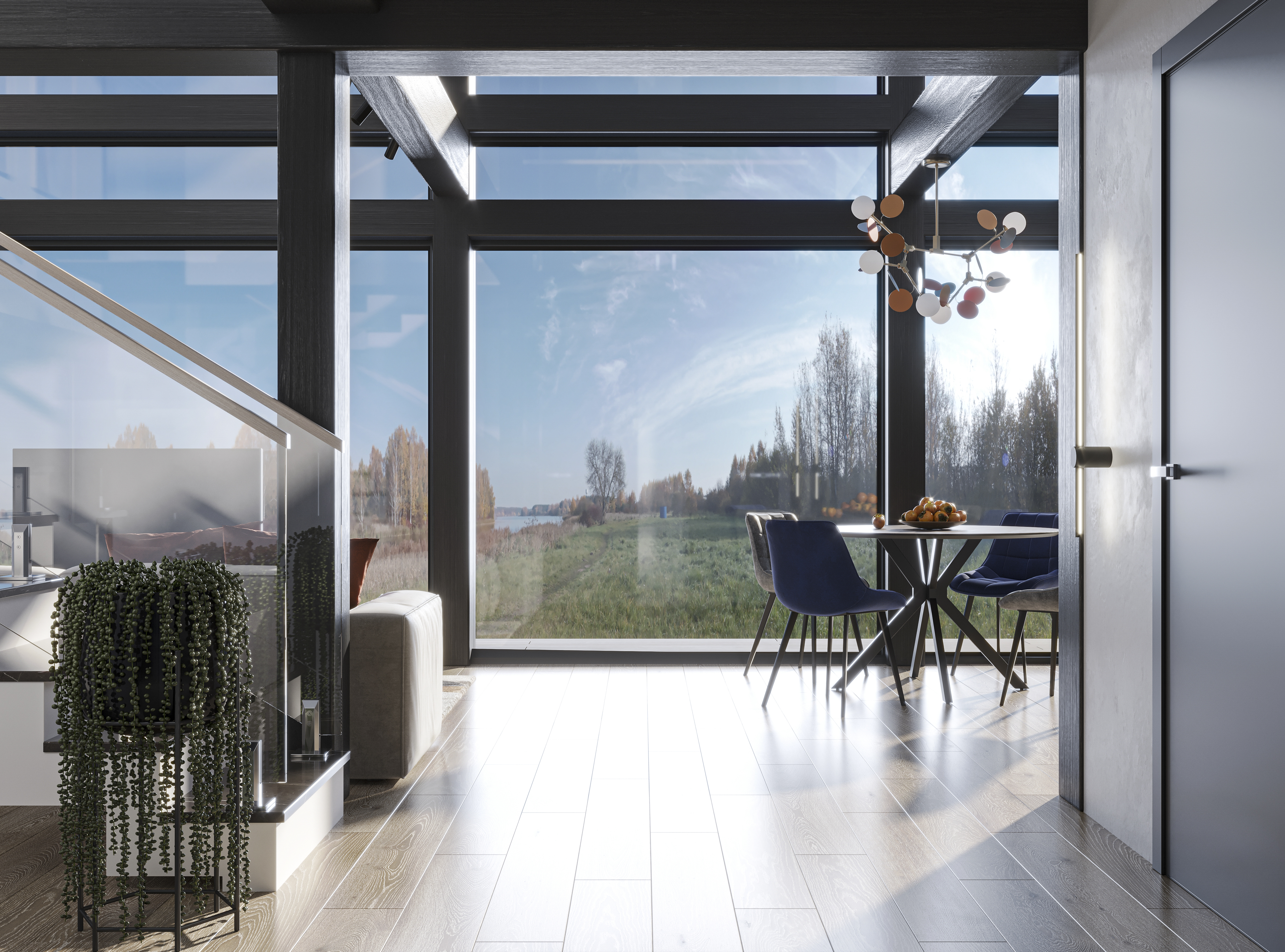 Дом из бруса Фахверк VZ-557